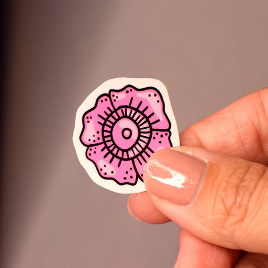 PINK FLOWER - 2,5 cm x 2,5 cm