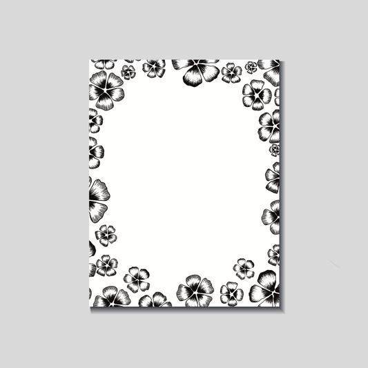 PANSIES NOTEPAD